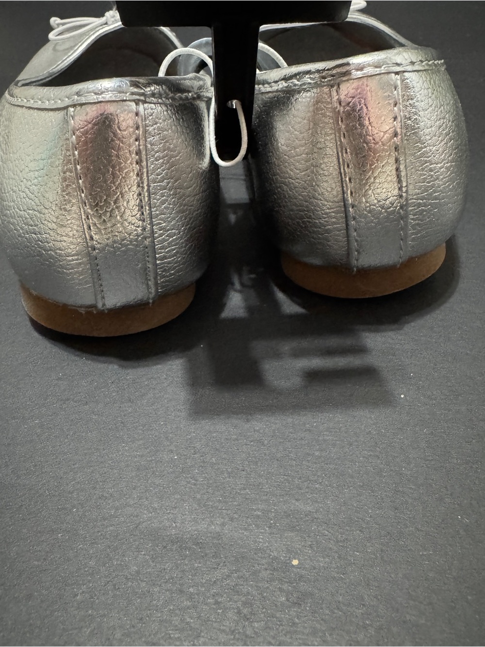 Sonoma Metallic Silver Bow Ballet Flats - Picture 4 of 7